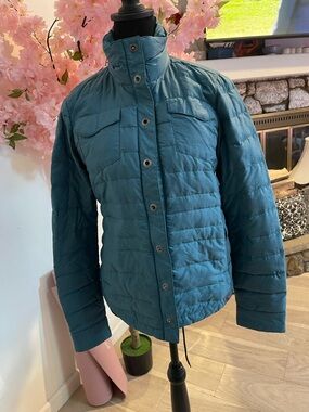 L.L. Bean Teal Quilted Puffer Jacket